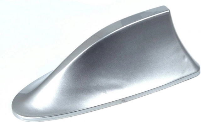 Shark-antenne voor auto AM-FM zilver