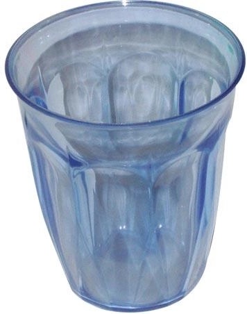 Durable plastic cup with glass imitation 0.2 l