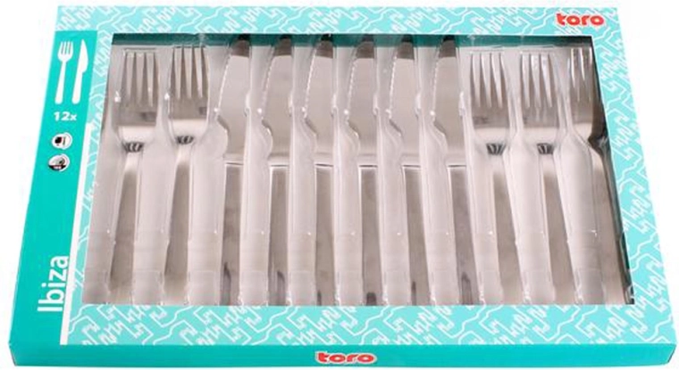 Toro Ibiza 12-Piece Stainless Steel Steak Cutlery Set