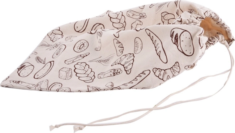 Sac en coton pour pain et pâtisseries 40 × 40 cm