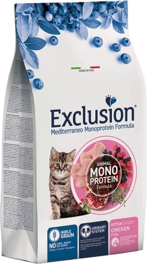 Exclusion Kitten chicken kibble for kittens 300 g