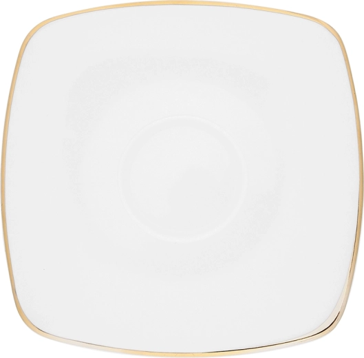 Mariapaula Moderna Kwadratowa Gold soucoupe carrée 16 cm