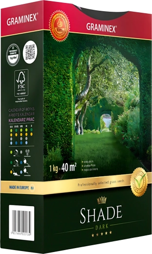 Premium shade grass seed mix 1 kg (for areas up to 40 m²)