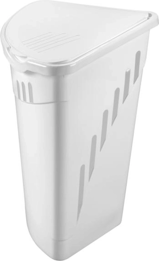 Panier d’angle en plastique pour linge sale HEIDRUN 35 l