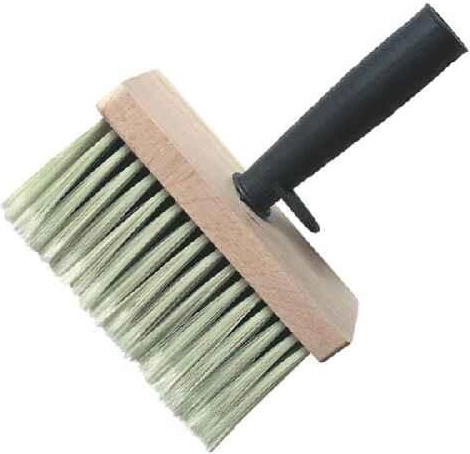 Square painter’s brush with wooden body 18 × 8 × 9 cm