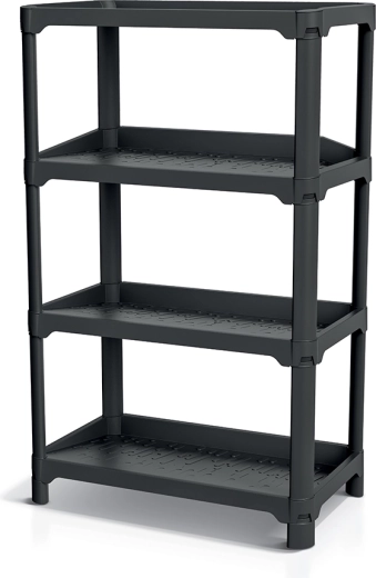 Étagère à chaussures Nubby rack, noir recyclé - 1 pièce