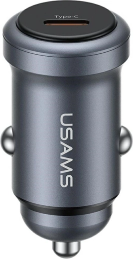 Chargeur de voiture en aluminium USAMS USB-C PD 30 W