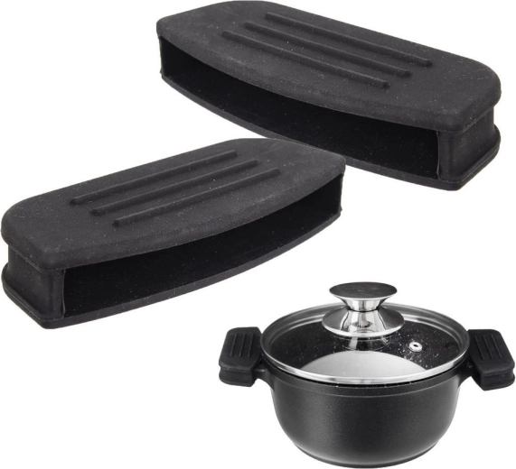 Manchons en silicone pour poignées de casserole GRANDE, 2 pièces