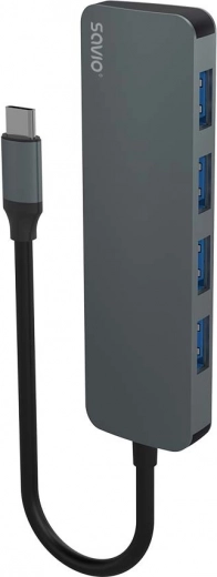 Savio 4‑port USB‑C Hub 3.1 Gen 1 (5 Gbps)