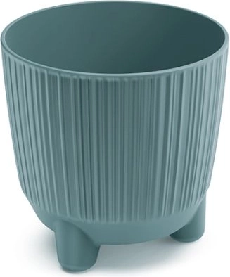 Ryfo N planter with little legs 10.7 cm Scandinavian blue