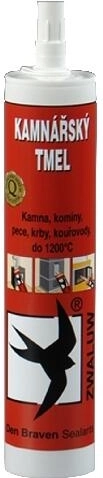 Mastic de poêle blanc 280 ml