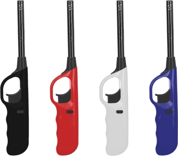 Briquet à gaz rechargeable en différentes couleurs, 23 cm - 1 pièce