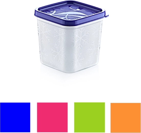 Boîte de congélation carrée No-Frost 0,38 l