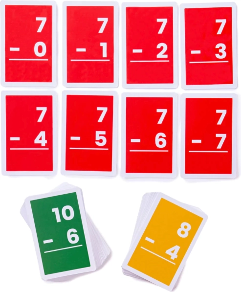 Bigjigs Toys Subtraction Cards 1-10