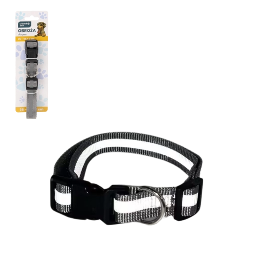Adjustable dog collar 35–55 cm, width 2 cm