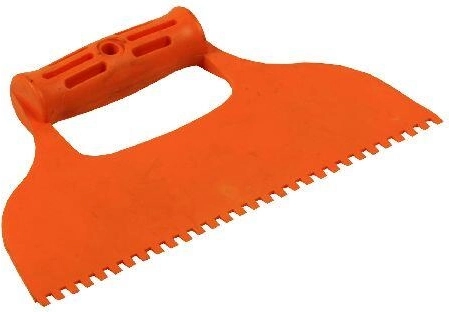 Spatule en plastique dentée 4 × 6 mm