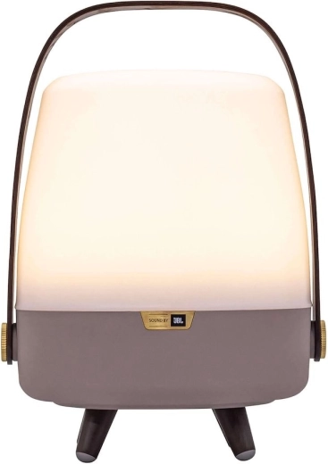 Kooduu Lite-up Play Mini draagbare lamp met Bluetooth-speaker JBL, grijs