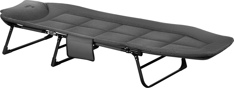 Opvouwbaar kampeerbed NILS Camp 200 cm met verstelbare rugleuning