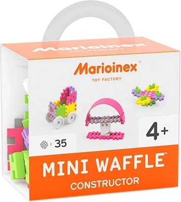 Mini Waffle constructieblokken voor meisjes, 35 onderdelen