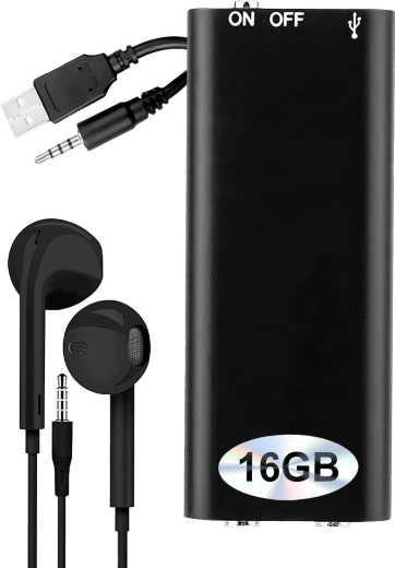Mini digital voice recorder RENEW FORCE 16 GB with VOX function - 1 piece