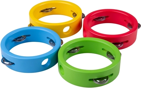 Houten mini-tamboerijn Rood