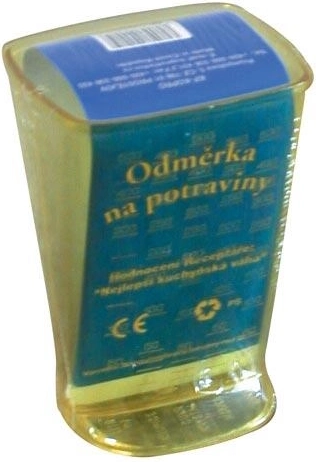 Verre doseur 0,5 l en plastique transparent sans bec ni anse