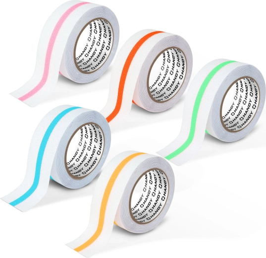 Antislip zelfklevende tape met fosforescerende strook 5 m × 50 mm - 1 stuk