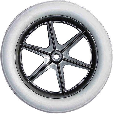 Vervangwiel voor POPULAR-kar met polyurethaan loopvlak 230 × 30 mm