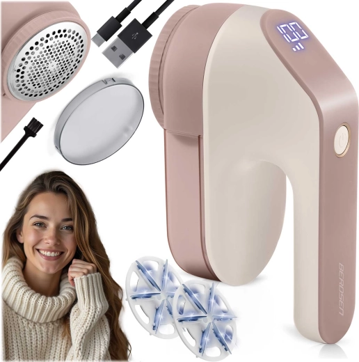 Elektrische ontpiller met LCD-display Berdsen