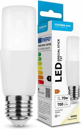 LED-Lampe Modee Lighting Special Stick T37 7,9 W E27, neutralweiß, 700 lm
