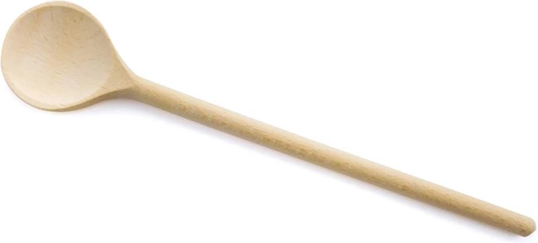 Cuillère en bois ronde BRILLANTE 40 cm