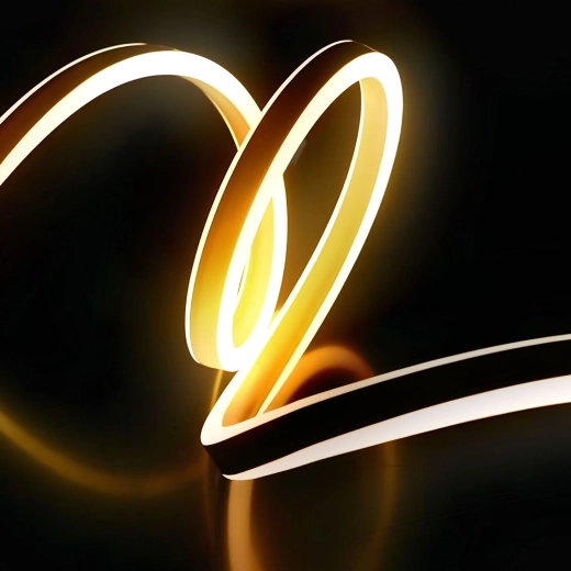 Neon-LED-Streifen mit Fernbedienung, warmweiß, 5 m