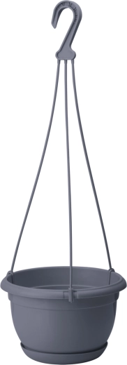 Pot de fleurs suspendu Malta 27 cm anthracite