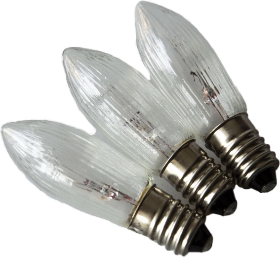 Vervangingslampje voor kerstverlichting, 34 V 3 W E10 - 1 stuk