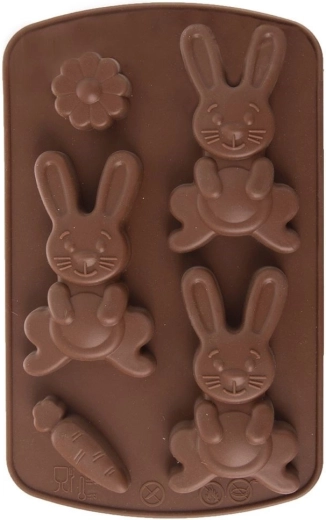 Silicone mold for pralines and cookies Bunny SILLINIE
