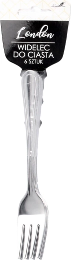 Set van 6 taartvorkjes London