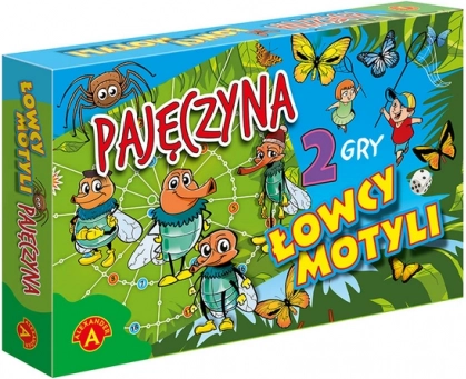 Brettspiel Alexander - Spinnennetz / Schmetterlingsjäger