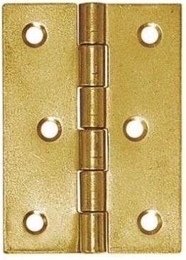 Scharnier met kogelverbinding staal 60 × 43 mm geel verzinkt