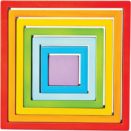 Wooden Nesting Squares BIGJIGS BABY