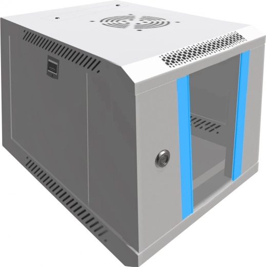 Gray Wall-mount Rack Cabinet EXTRALINK 6U 10 inches