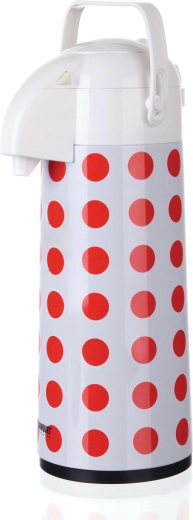 CULINARIA Polka Dots Pump Thermos 1.9 l stainless steel