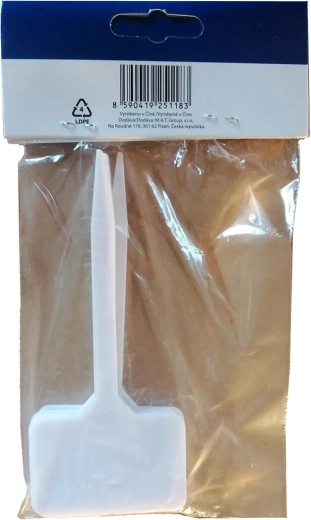 Plastic insteeklabels voor planten 13,3 × 5,6 cm, verpakking 10 stuks
