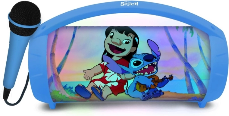 Lexibook Stitch Bluetooth speaker with microphone and light-up panel