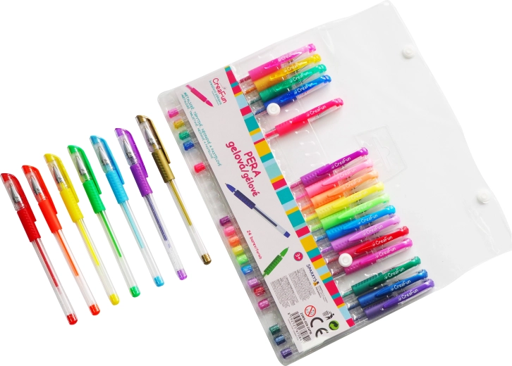 CreaFun Gel Pens 24 Colors SPARKYS