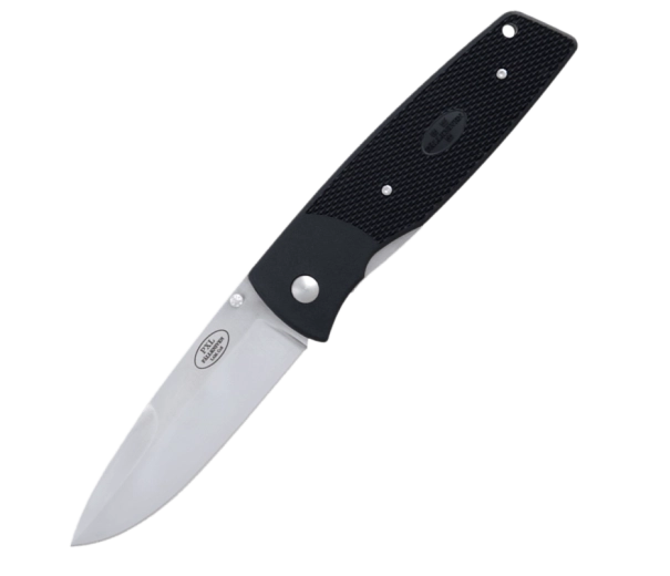 Fällkniven PXLx pocket knife 8.8 cm, satin, black, Grilon