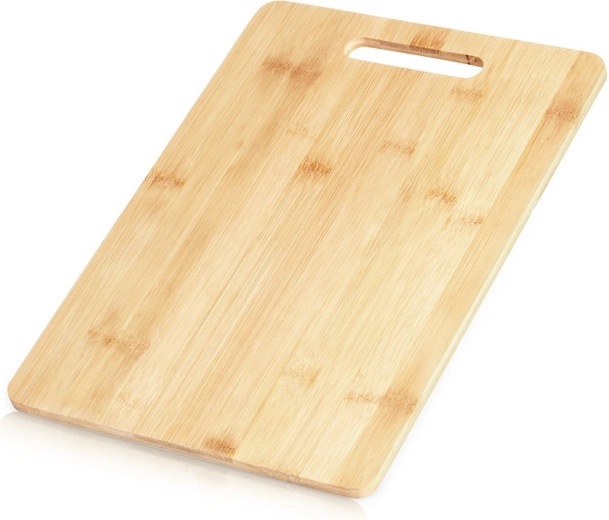 Planche à découper en bambou avec poignée 35,5 × 25,5 cm