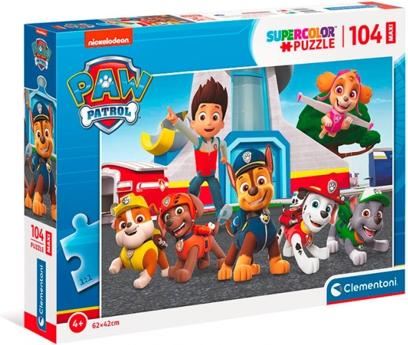 Clementoni puzzel PAW Patrol: het juiste team 104 stukjes