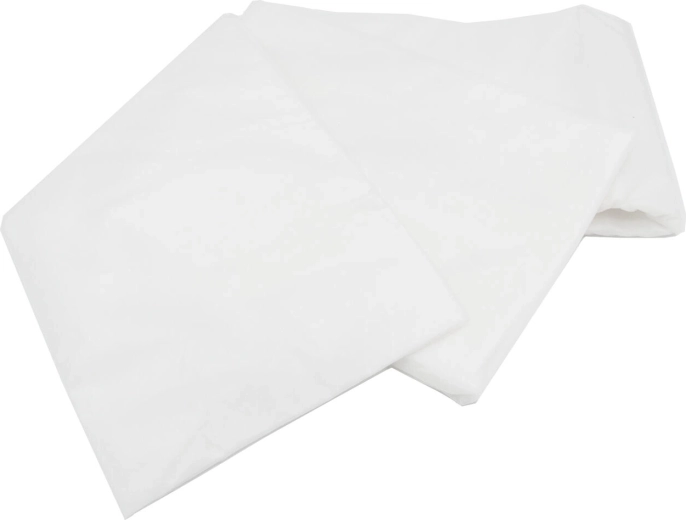 Witte non-woven textiel 1,6 × 5 m, UV-gestabiliseerd 17 g/m²