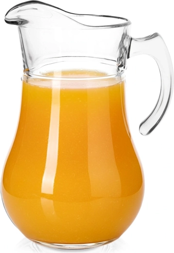Cruche en verre avec couvercle 2,4 l