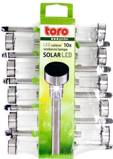 Solar LED Garden Lights, Set of 10